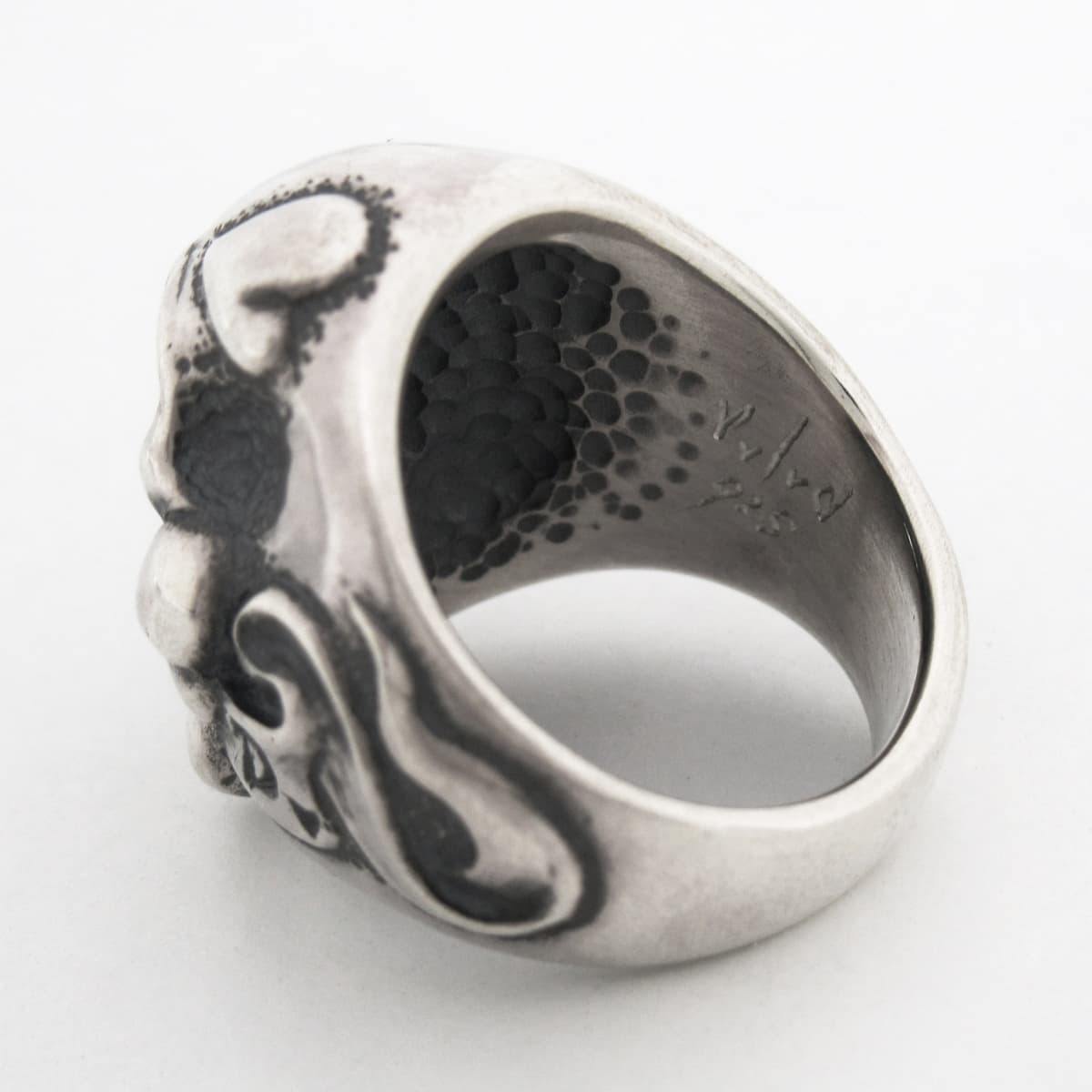 r.l.d / Rat Race - Cross Bone Skull with Heart Ring – RAT RACE