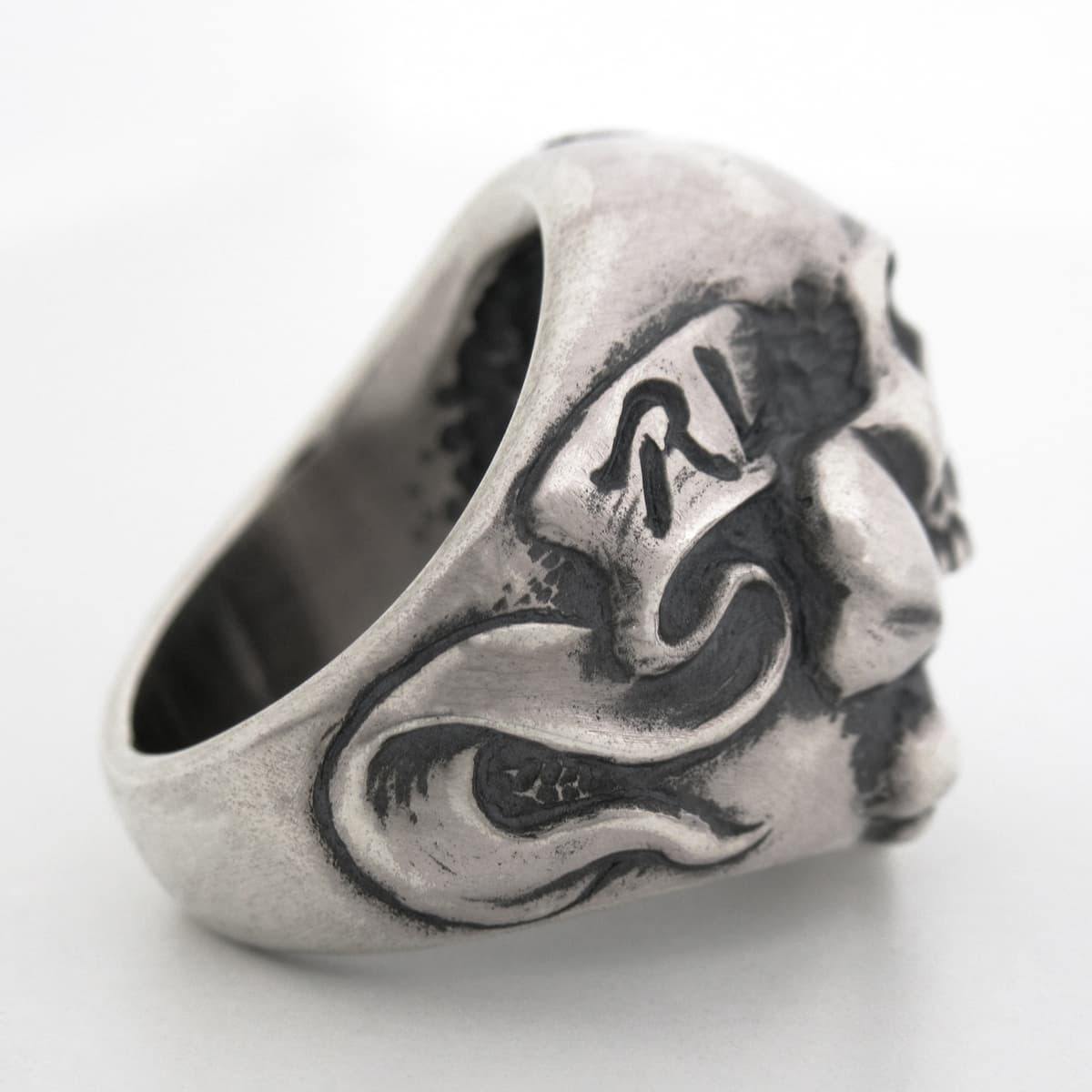 r.l.d / Rat Race - Cross Bone Skull with Heart Ring – RAT RACE