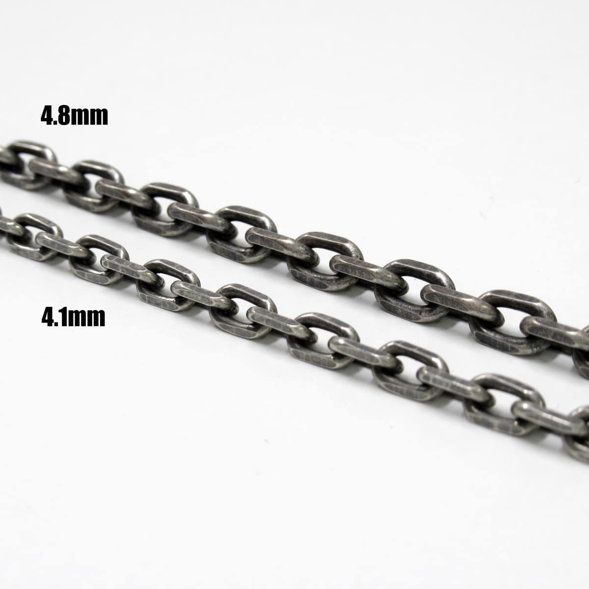 4 sides cut Necklace 4.1mm